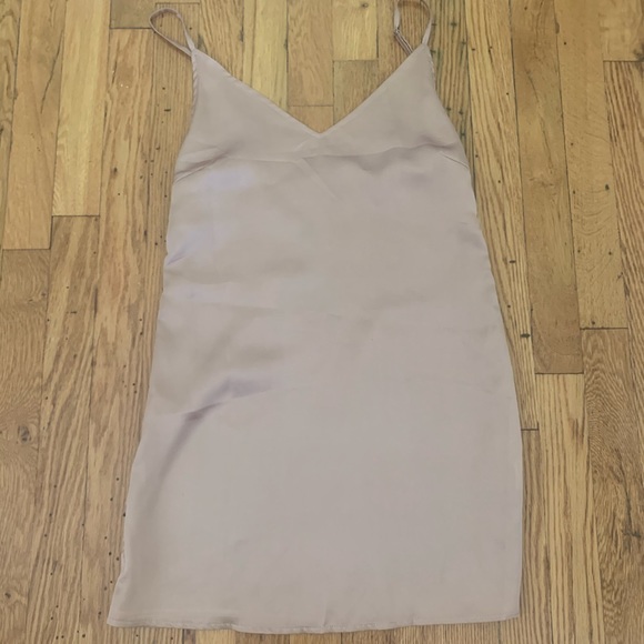 Carli Bybel x Missguided Rose Gold Pink Slip Dress - Picture 2 of 14